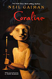 Couverture du livre Coraline, de Neil Gaiman.