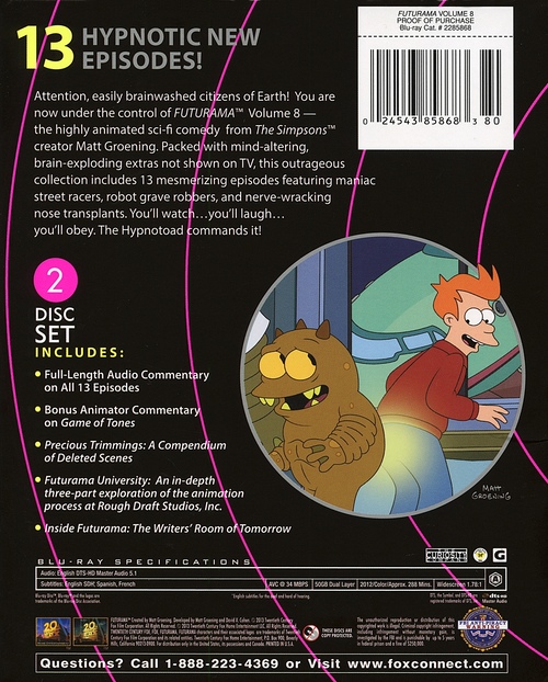 Futurama: Volume 8 (2-Disc Set)