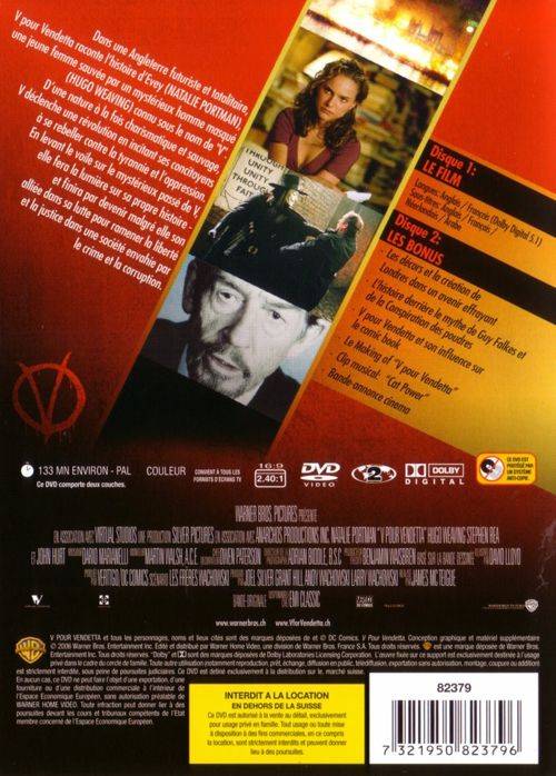 V pour Vendetta (Edition spéciale)