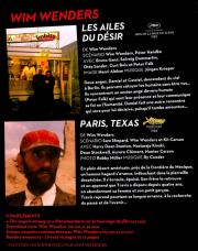 Wim Wenders : Paris, Texas / Les Ailes du désir